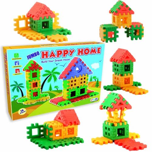 Happy Home Jumbo House Building Blocks Educational Learning
